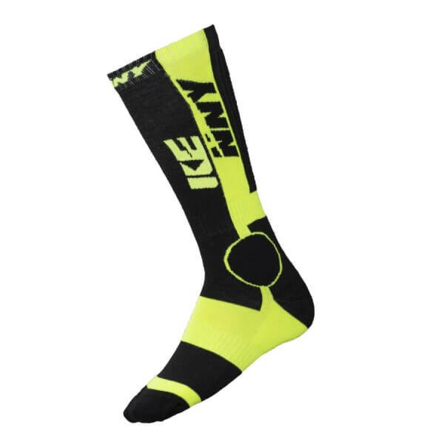 Κάλτσες MX-Tech Μαύρο Κίτρινο Νέον