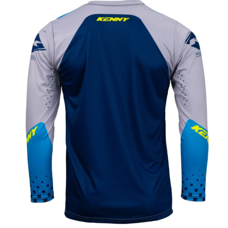 Μπλούζα Track Focus Navy Neon Yellow